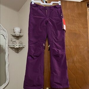 Women’s The North Face Farrows Deep Purple Snow Pants size XS